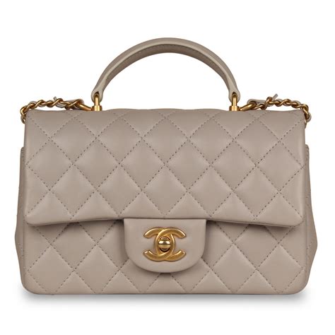 mini chanel flap bag with top handle|chanel mini flap bag rectangular.